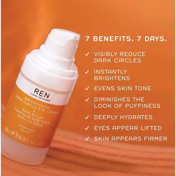 NWT….Ren Clean Skincare… Brightening dark circle cream - Picture 5 of 9